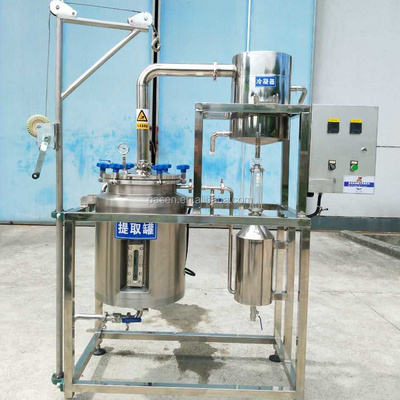 Commercial rose pollen essential oil extractor for pine needle  lavender distillery equipment