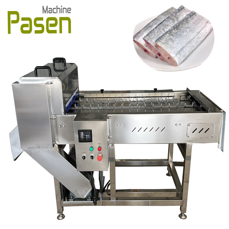 Frozen hairtail Fish cutting machine hairtail fish processing equipment