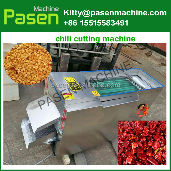 Chili cutting and seeds removing machine | Pepper chilli slicer