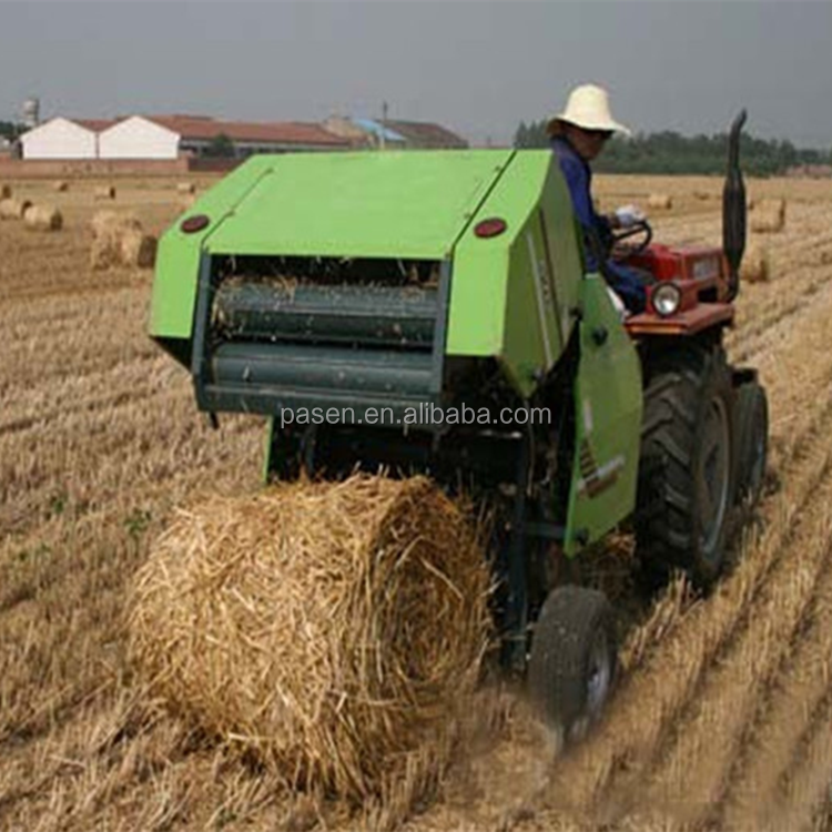 Small Roll Hay Baler Hay Baler Rolling Machine Pine Straw Mini Roll Balers