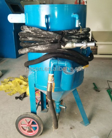 rebar sand blaster machine Pneumatic sand blaster machine automatic wheel sand blasting machine