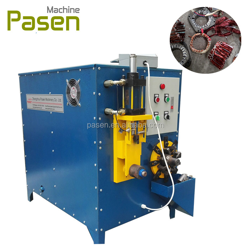 electric motor winding wire stripping machine