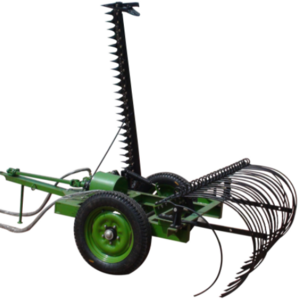 Mini Hay Raker Machine grass mower with rake Compact tractor hay mower with rake