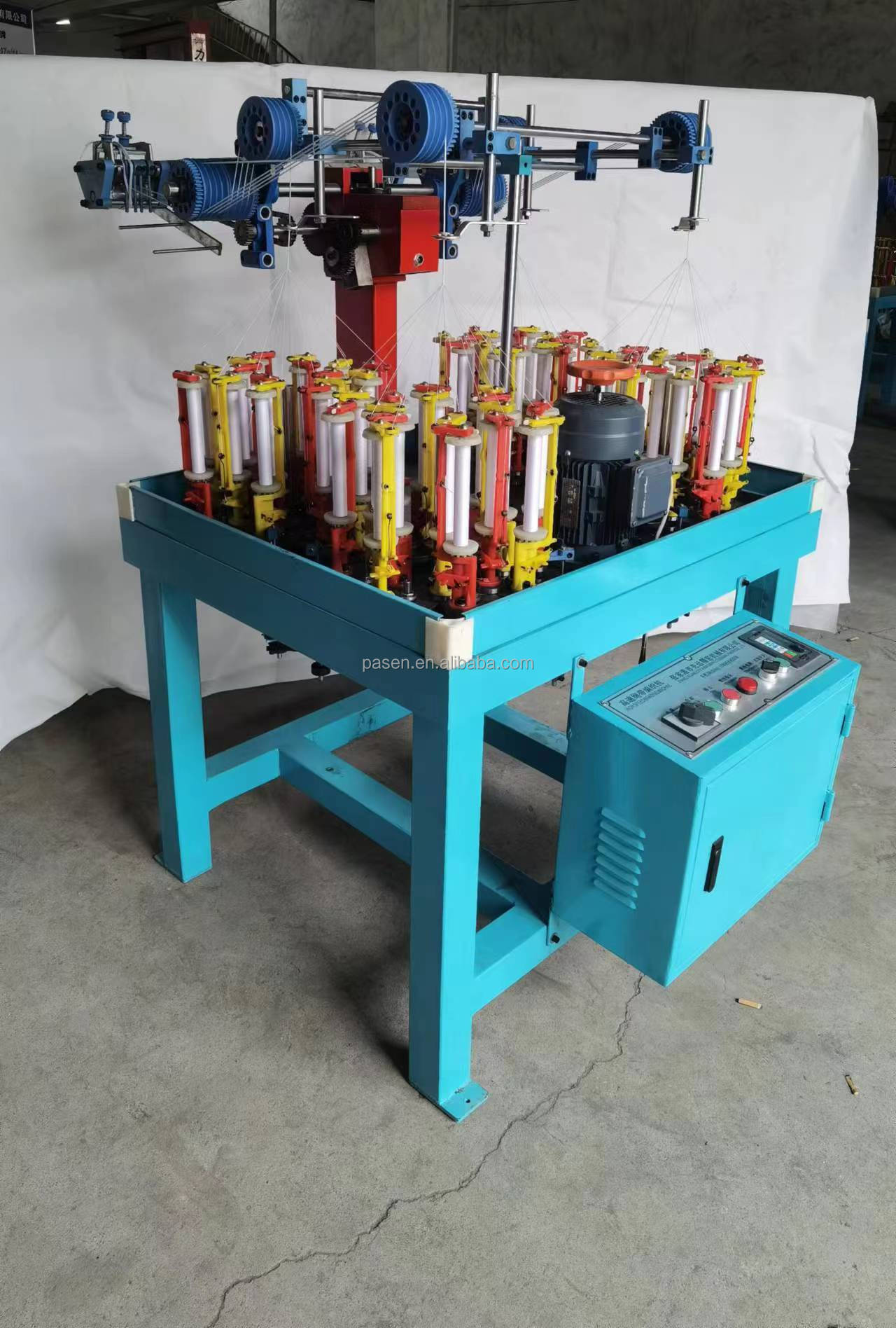 Cotton Rope Machine Small 24 Spindle High Speed Fancy Cotton Braided Rope Making Machine ...