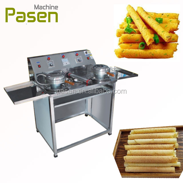 Chinese handicraft wafer Egg roll making machine egg waffle maker