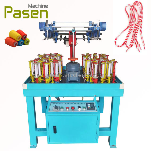 24 Spindle High Speed Fancy Cotton Braided Rope Making Machine