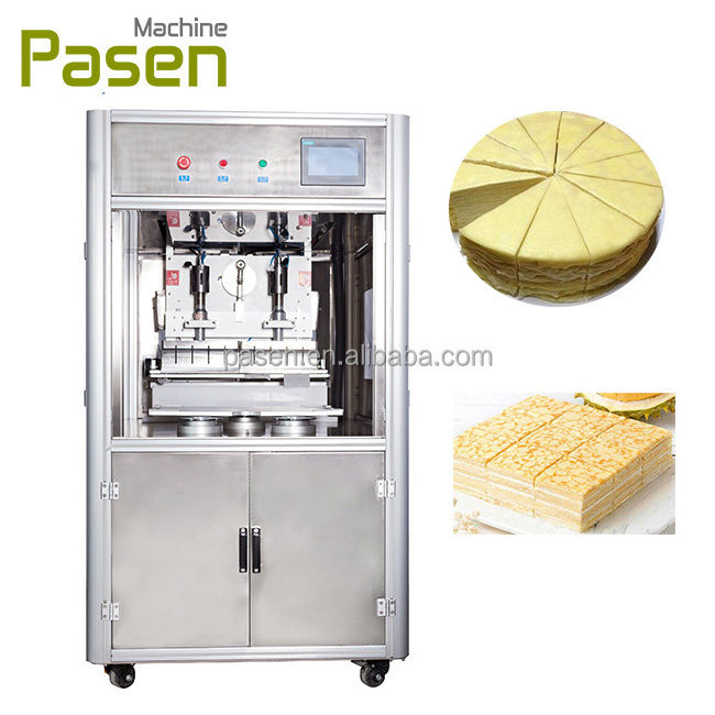 Rotary ultrasonic food cutting machine Ultrasonic cutter cake sponge cake cutting machine