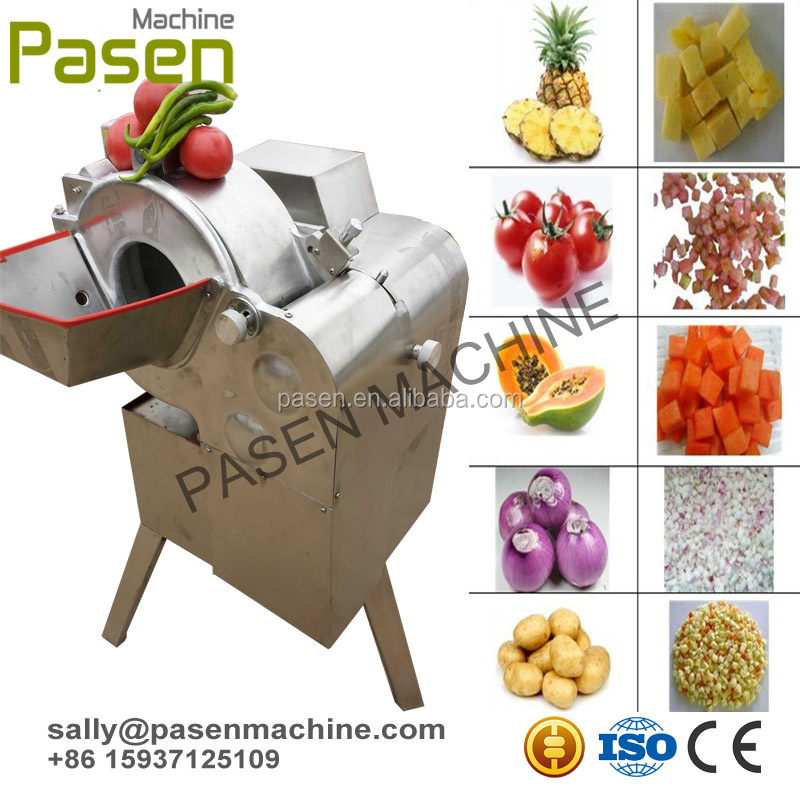 commercial carrot dicing machine / electric vegetable cube cutting machine / potato cube cutter