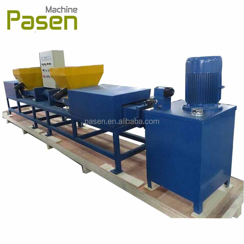 Wood Sawdust Block Hot Press Machine Compressed Wood Pallet Feet Block Making Machine