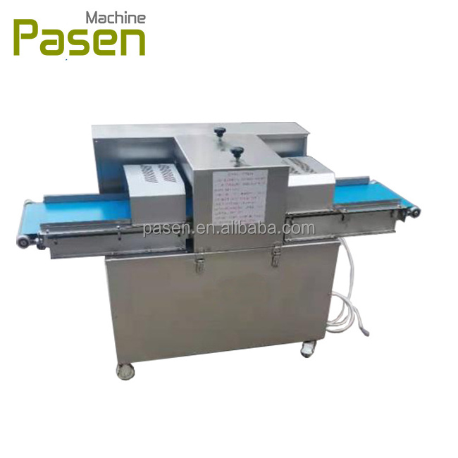 Horizontal type Chicken cutlet slice making machine Fresh beef jerky slicer chicken breast slicer