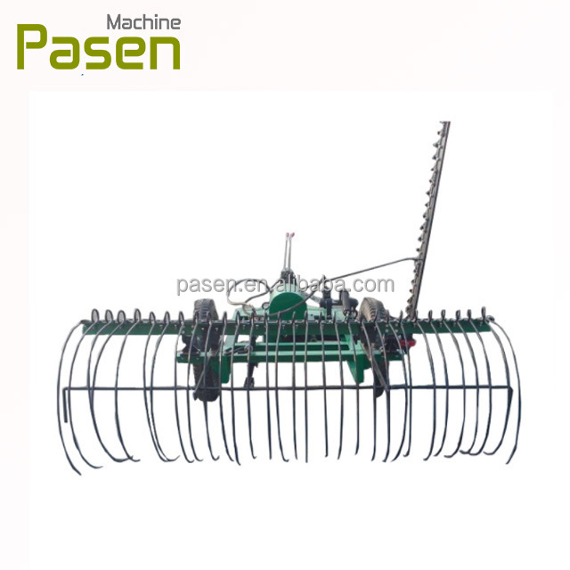 Mini Hay Raker Machine grass mower with rake Compact tractor hay mower with rake