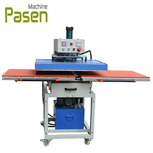 Double Station semi Auto Heat Transfer Press Printing Machine  t shirt embossing Machine for logo