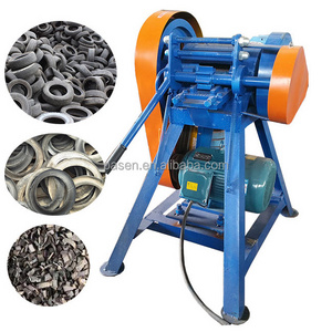 Used tire sidewall cutting machine Tyre recycling machine tire blocks cutter