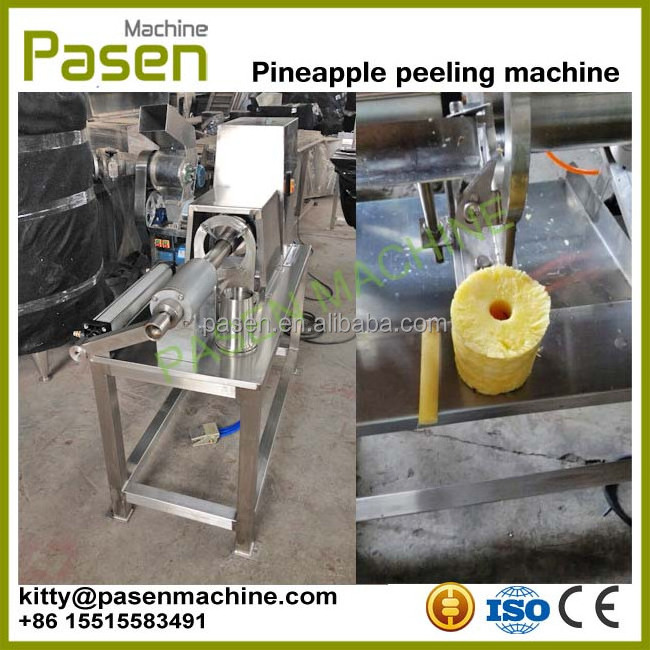 Commercial pineapple corer Pineapple peeler corer Pineapple skin removing machine