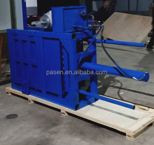 used textile and clothes baler press machine cardboard box Recycling Baler Machine Hydraulic Plastic film Compact Baling Press