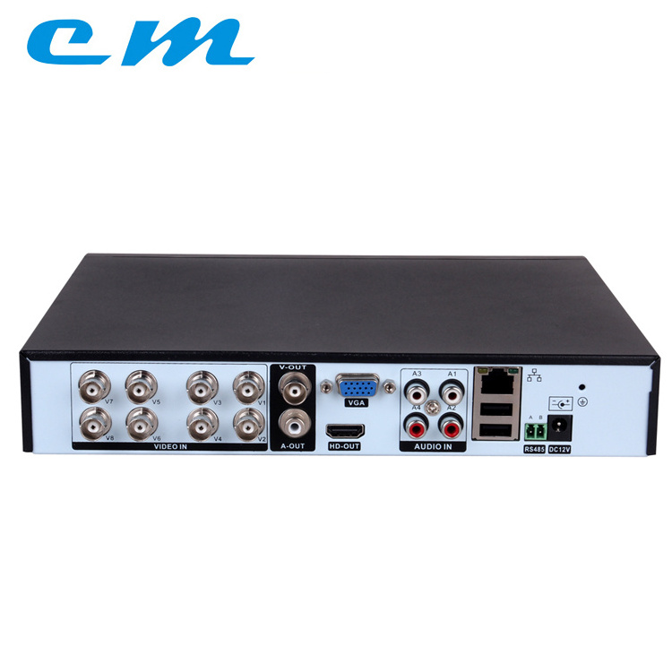 High Quantity AHD TVI CVI IP CVBS 5 in 1 H.265 1080P CCTV DVR 8 Channel Digital Video Security Recorder