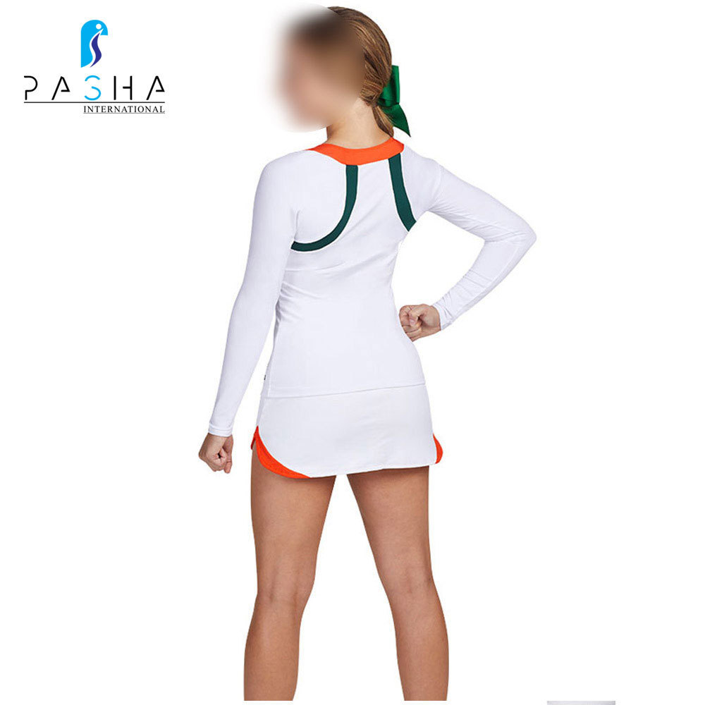 Customized Logo Print Wholesale Rate Premium Quality New Arrival Sports Wear Cheerleading Uniforms BY PASHA INTERNATIONAL