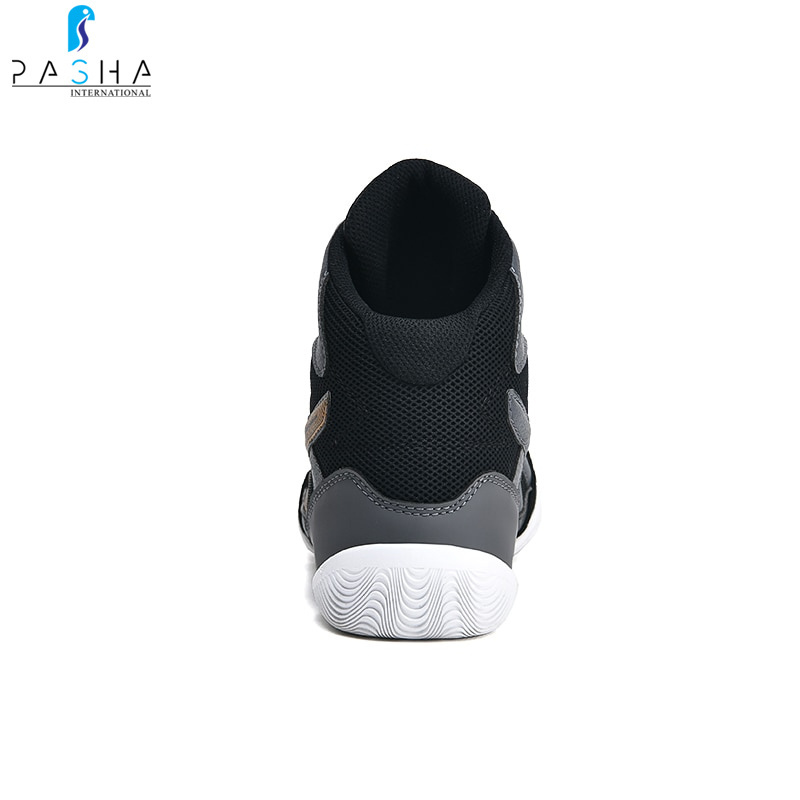 Durable Men Light Weight Wrestling Shoes Breathable Mesh Boxing Sneakers Men's Customized Shoes BY PASHA INTERNATIONAL