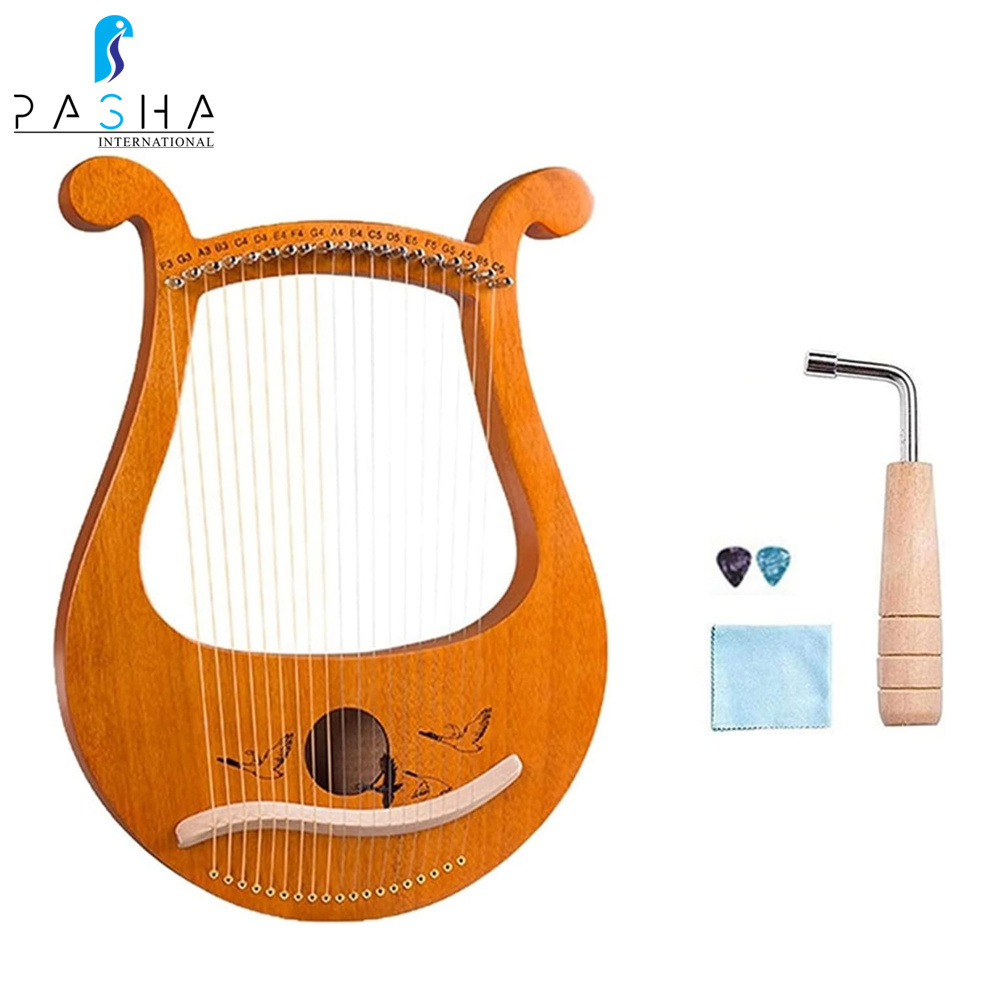 Best Play Musical Instrument Lyre Harps 2024 Newest Product Rosewood Material Music Harps BY PASHA INTERNATIONAL