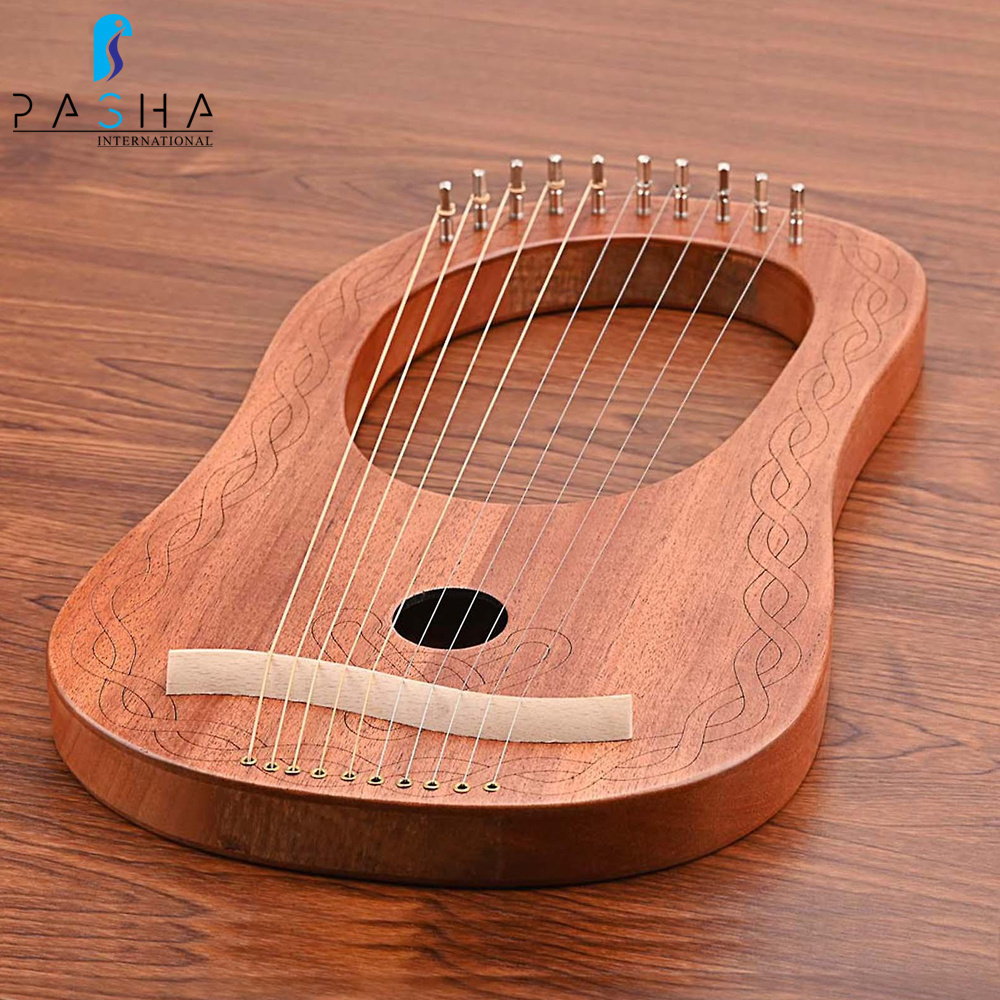 Classical Mini Harp Handmade Best Quality Musical Instrument wooden Material Lyre Harps BY PASHA INTERNATIONAL