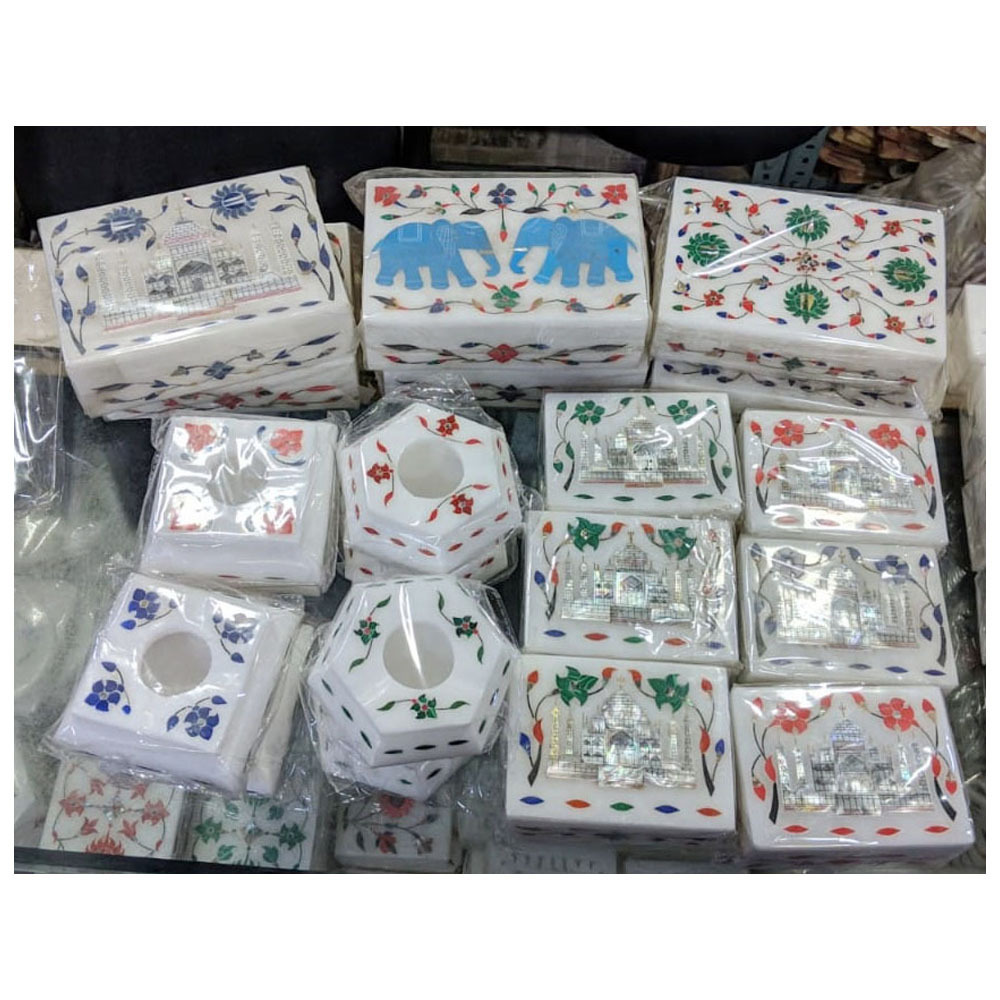 Marble Inlay MOP Jewelry Gift Box together with decorative marble gift boxes Exclusive Marble Inlay Home New Decor Jewelry Box