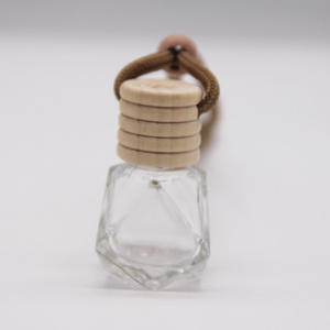 Spot supply 5ml empty diamond shape car hanging perfume diffuser bottle