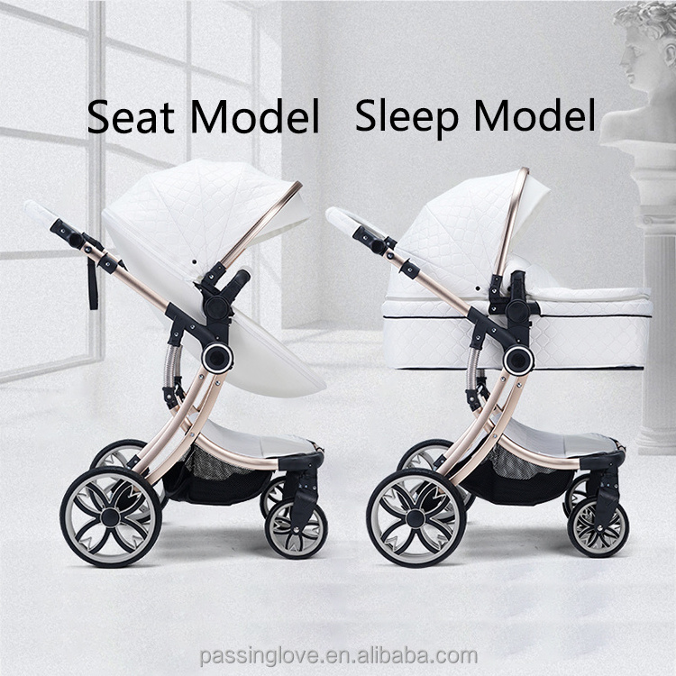 Coches bebe 3 in 1 Pram Luxury Trolley Travel System Carriage Baby Stroller for Distributors