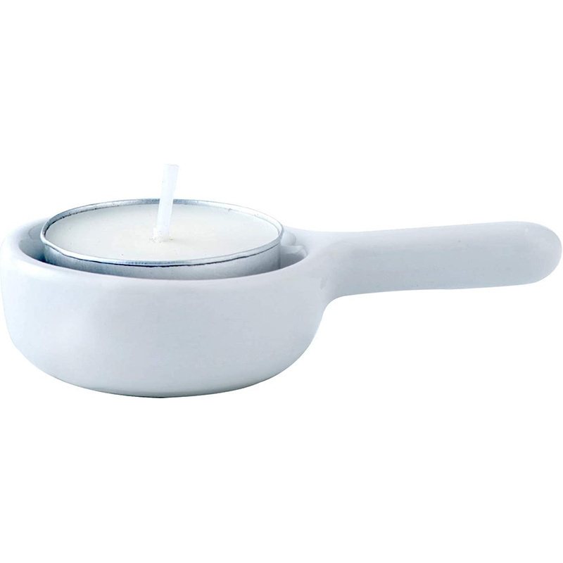 White Aroma Essential Oil Burners Ceramic Wax Melt Burners Candle Tealight Holder for Aroma Oil