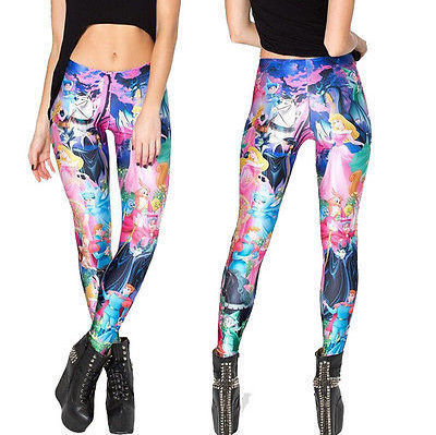 japanese legging pantyhose, japanese anime printed leggings