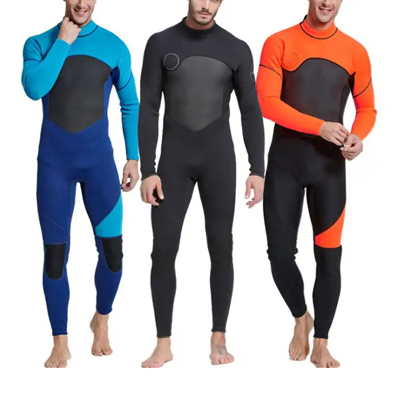 Men 3/2mm 4/3mm Neoprene Wetsuits One Piece Long Sleeve Couple Surf Dive Wear Surfing Scuba Diving Suit