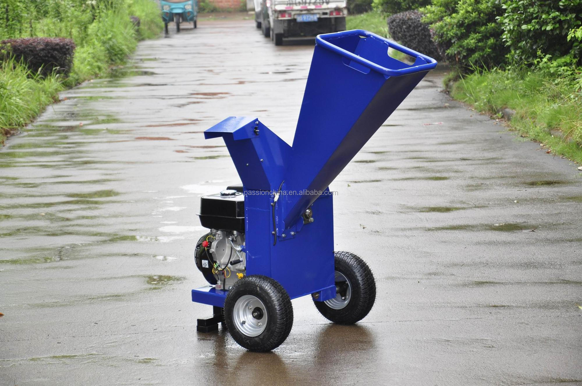 15HP mobile diesel drum machines garden rotor branch crusher grinder pto for tractor log price wood chipper shredder