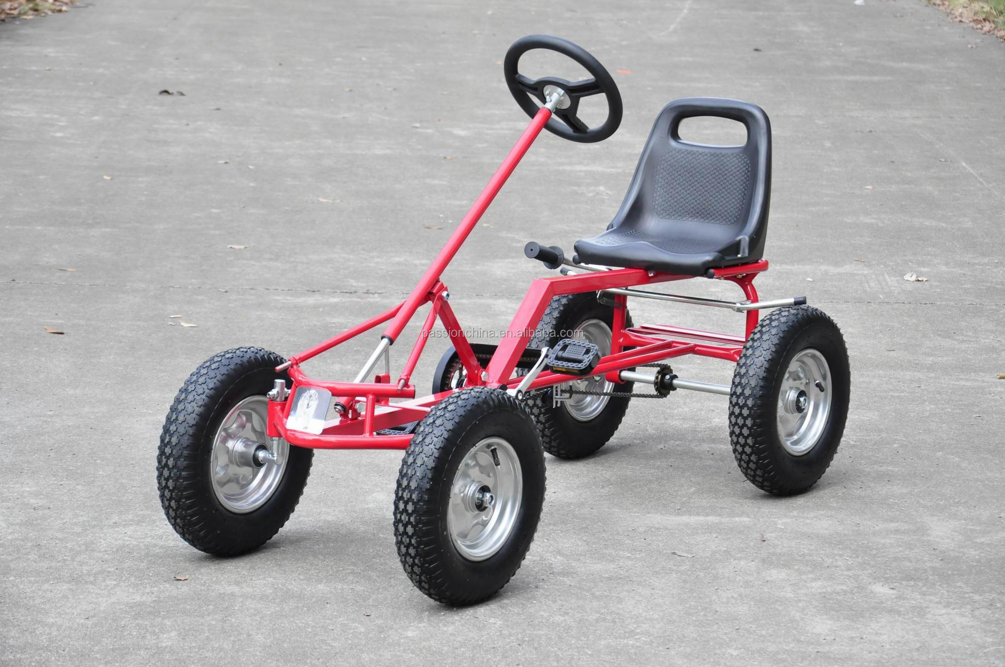 High quality single seat adult pedal go kart