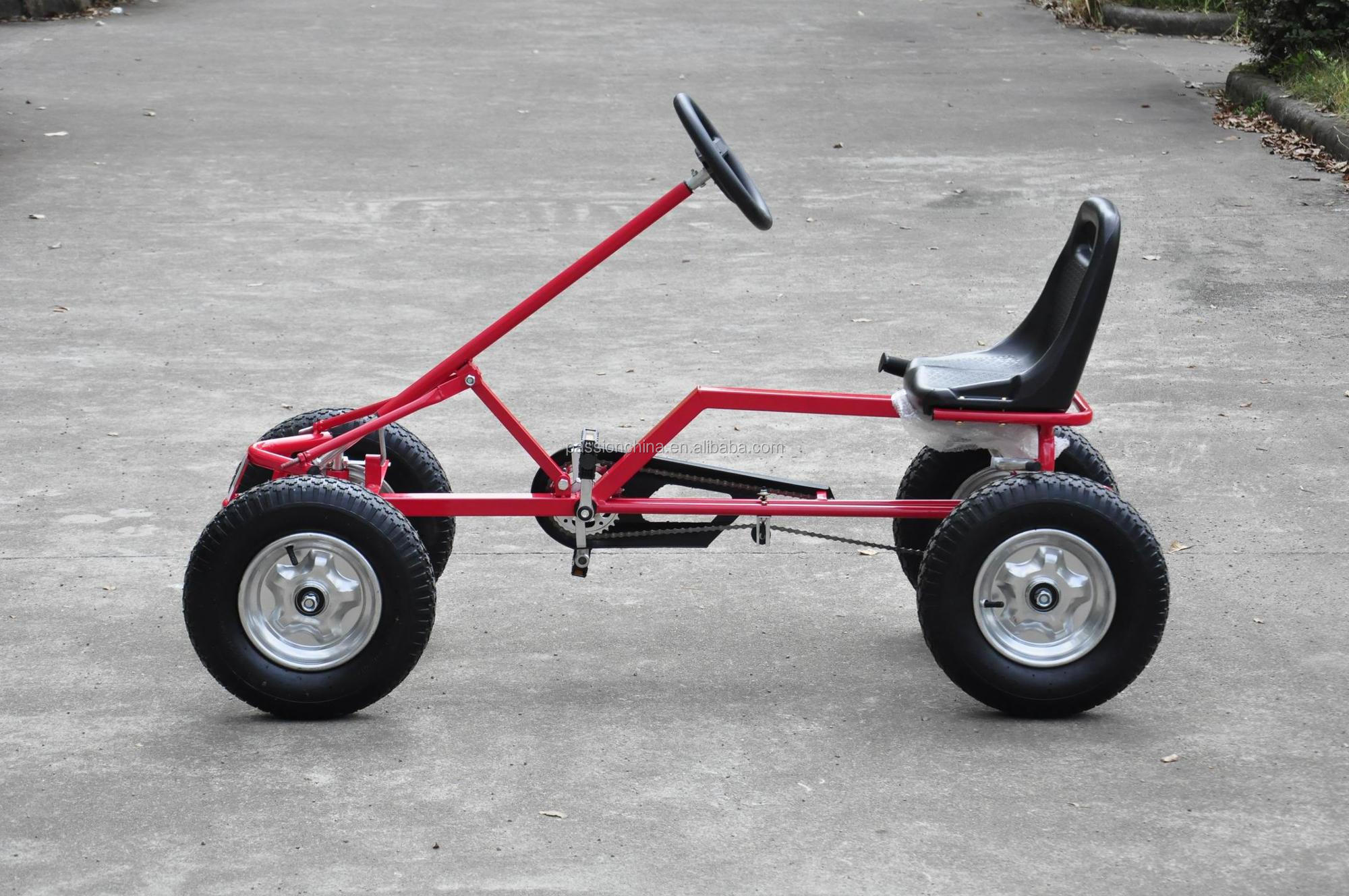 High quality single seat adult pedal go kart