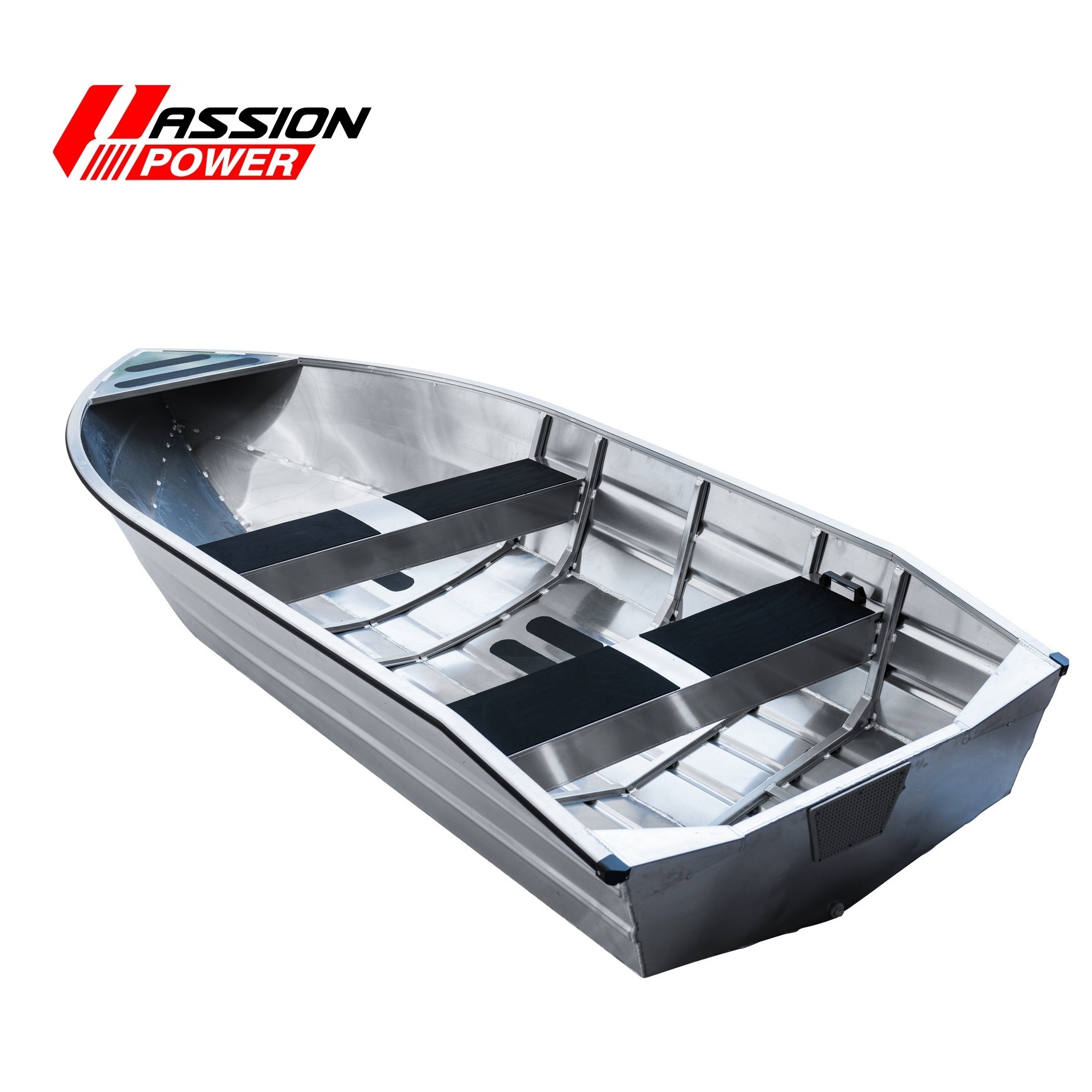 pontoon inflatable cabin row welded hull rib alloy jet  fishing aluminum boat