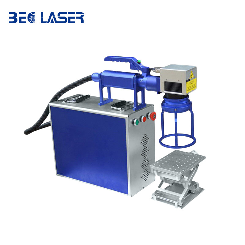 New Portable Handheld Fiber Laser Marking Machine 20w 30W 50w 60w 80w 100w Air Cooling Raycus Max JPT Gantry Type Pulsed 1064nm