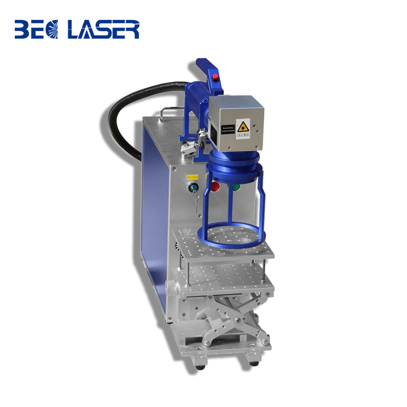 New Portable Handheld Fiber Laser Marking Machine 20w 30W 50w 60w 80w 100w Air Cooling Raycus Max JPT Gantry Type Pulsed 1064nm