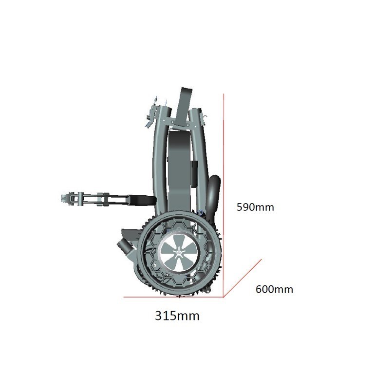 Completely Hands-free Easy Storage & Transport Golf Pull Car Electric Golf Cart Trolley Board