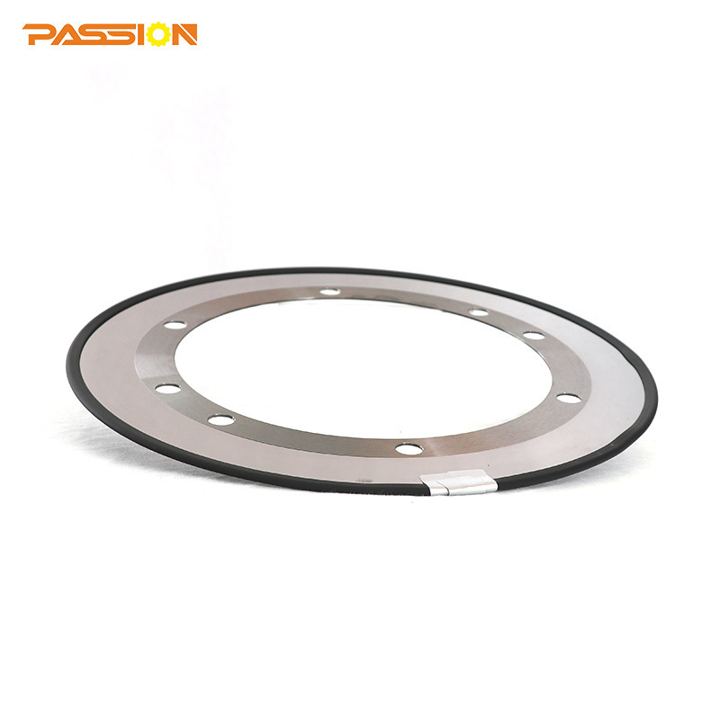 Passion OEM/ODM tungsten carbide chipper blades 200x122x1.3 round corrugated paper cutting blades carton round knives