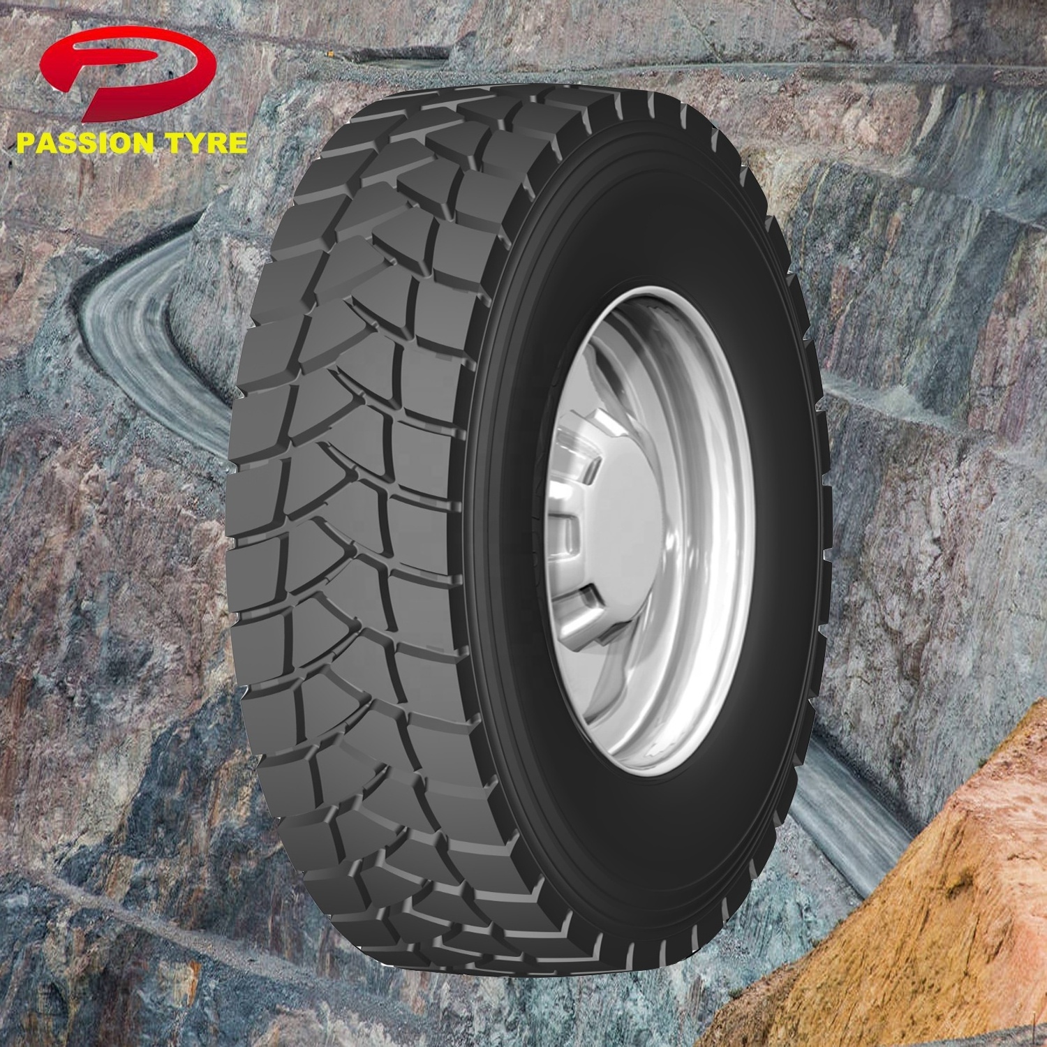 BOTO COMPASAL DOUBLE STAR Manufacturer 315/80R22.5 all radial mining truck tire