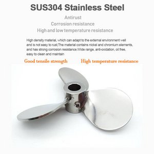 SUS304 Stainless Steel Pneumatic Mixing Impellers, Agitator Parts Blades, Industrial Agitator Mixing Propeller