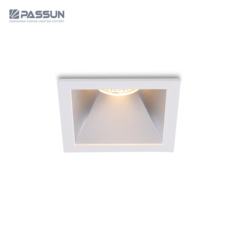 ceiling recessed square shaped 5w led spotlights