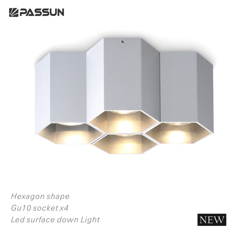 LED gu10 bulb and halogen gu10 bulb acceptable aluminium painted black ceiling light design