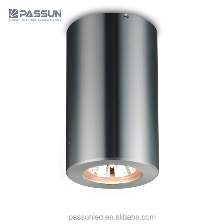 cylinder surface mounted led ceiling lights with replaceable bulb