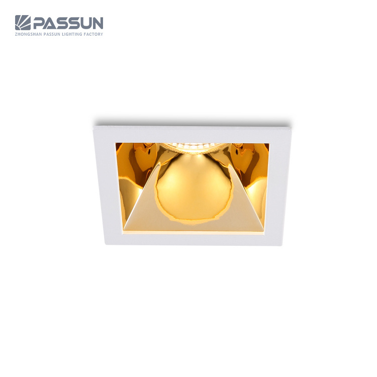 ceiling recessed square shaped 5w led spotlights