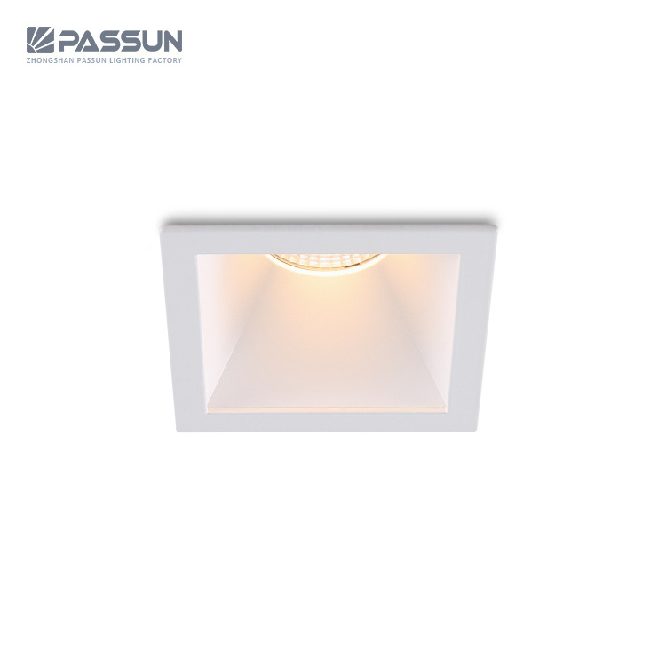 ceiling recessed square shaped 5w led spotlights