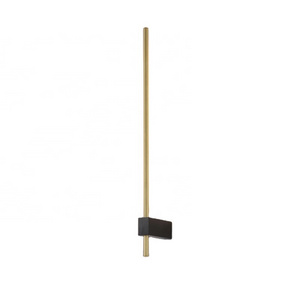 modern home hotel corridor wall bracket lights gold black slim rotatable led wall light fixtures