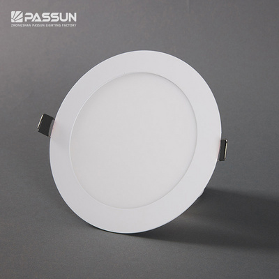 5 7 9 12 inch round square ultra thin smd ceiling recessed 6w 12w 18w 24w led panel light