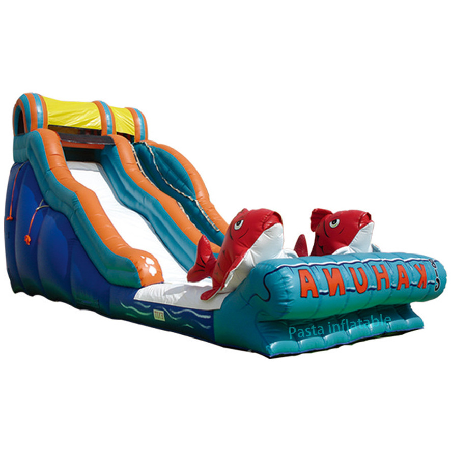 Cheap kids big kahuna inflatable water slide commercial for sale