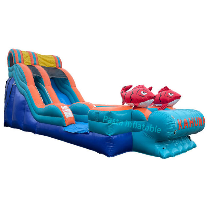 Cheap kids big kahuna inflatable water slide commercial for sale