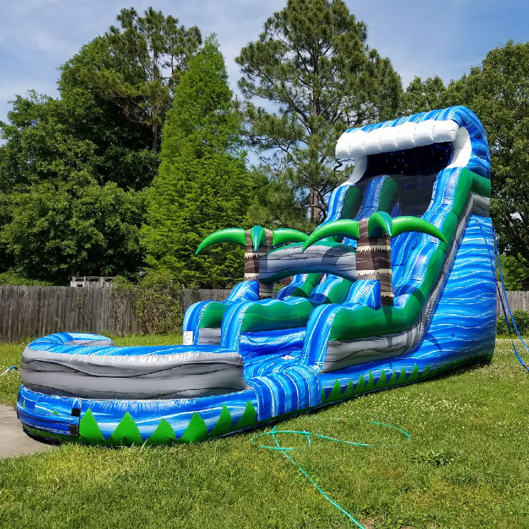 Amazing kids long inflatable waterslides candy cheap inflatable water slide